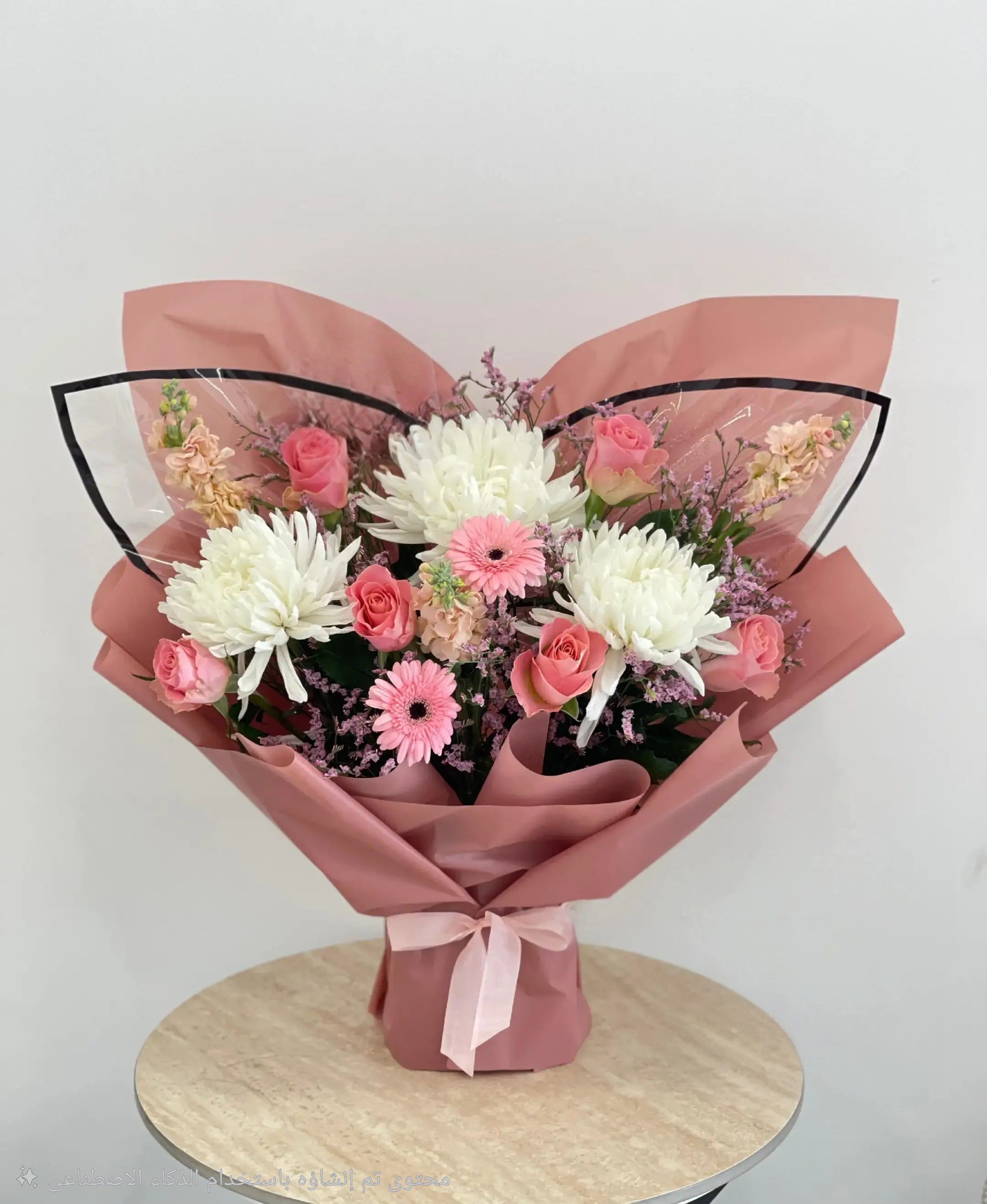 Amethyst & Blush Luxe – Lisianthus & Spray Roses