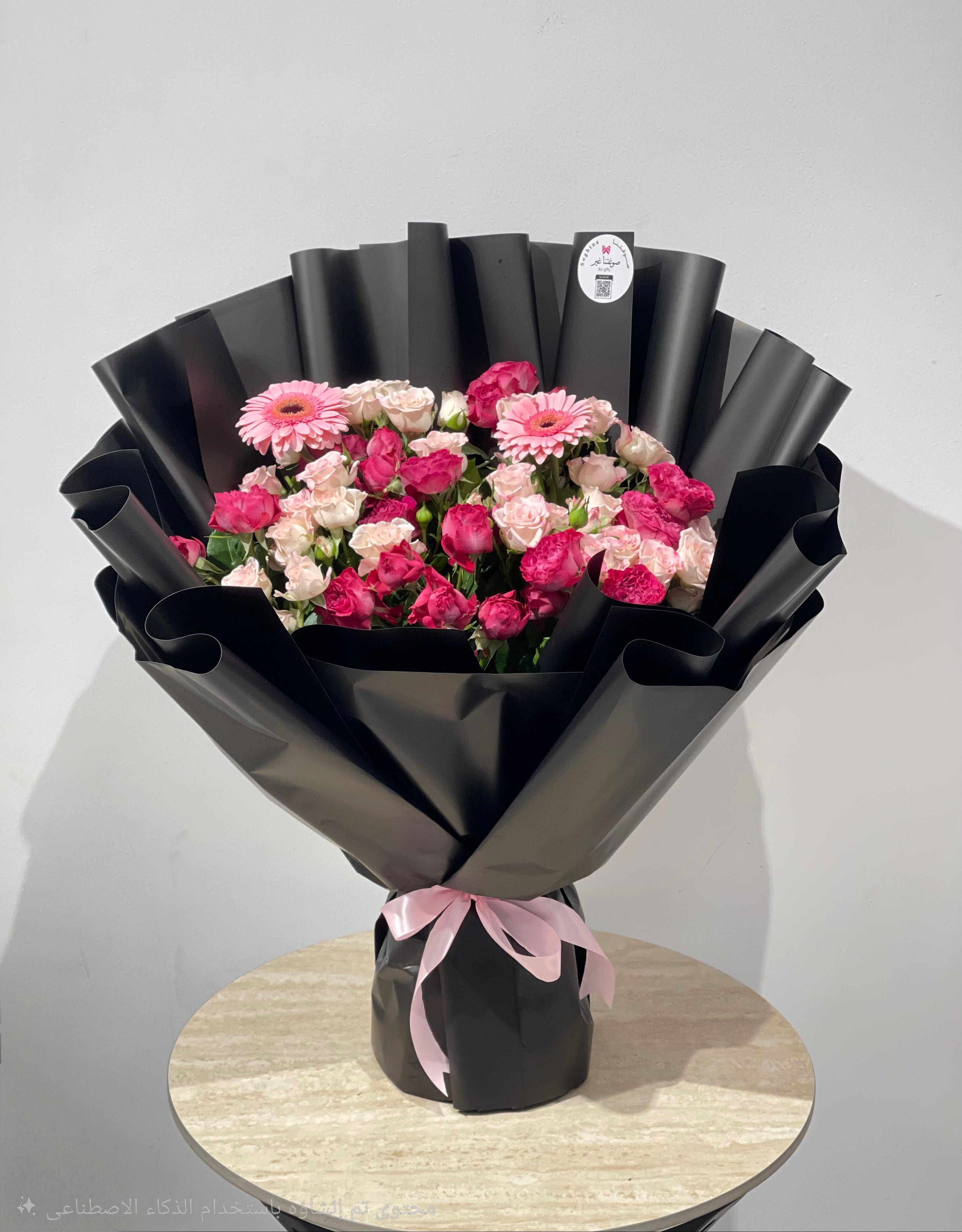 Champagne & Merlot – Cream Roses Mix