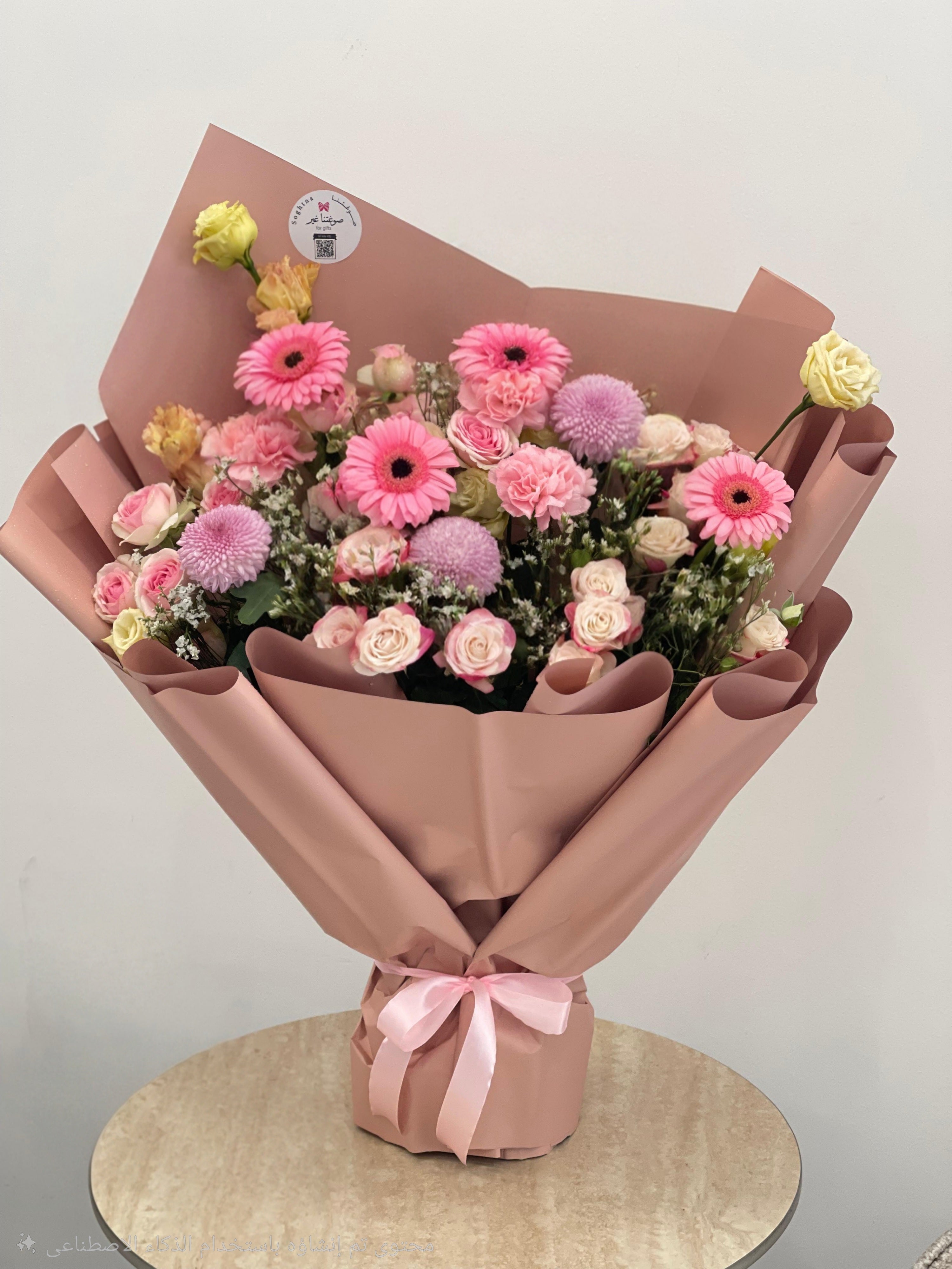 Rosy Gerbera Garden – Grand