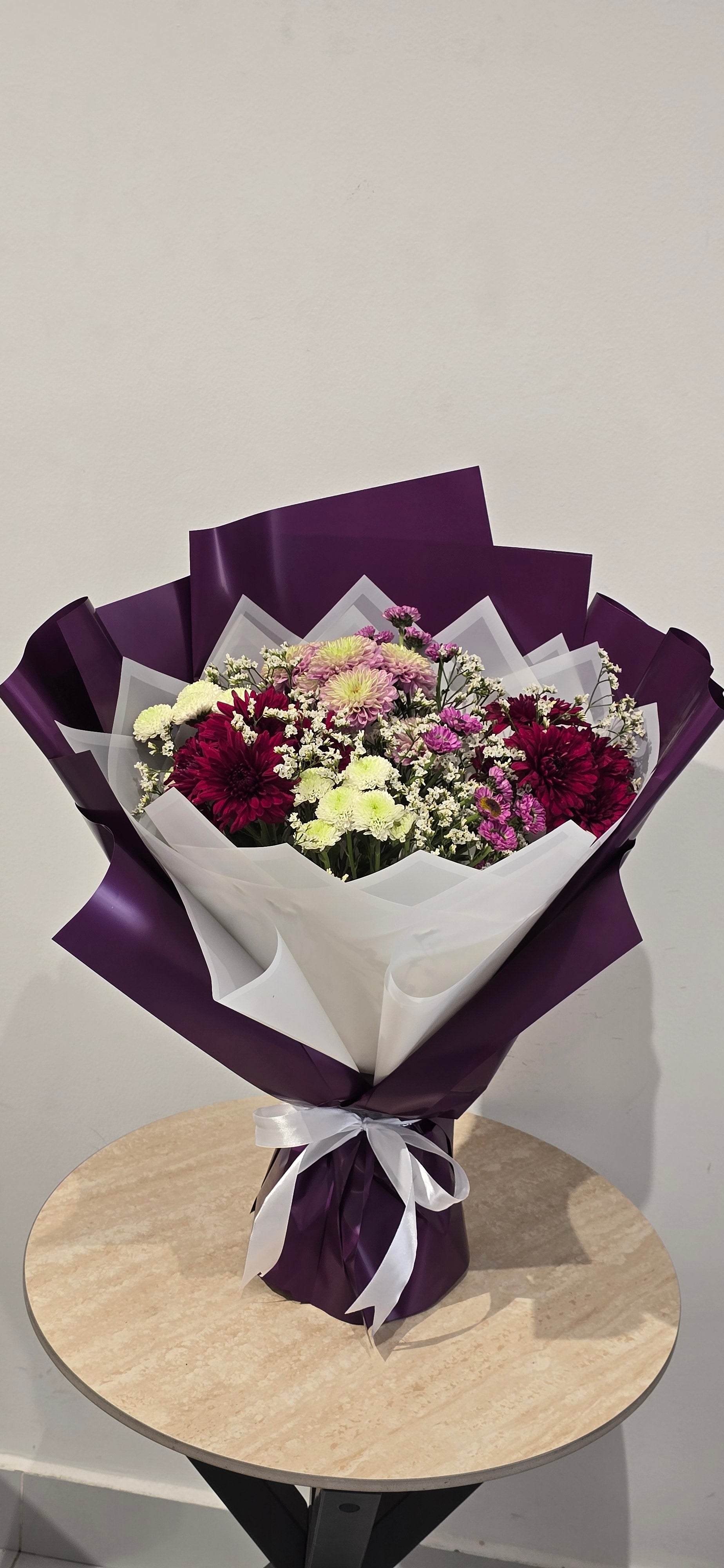 Purple wrapping