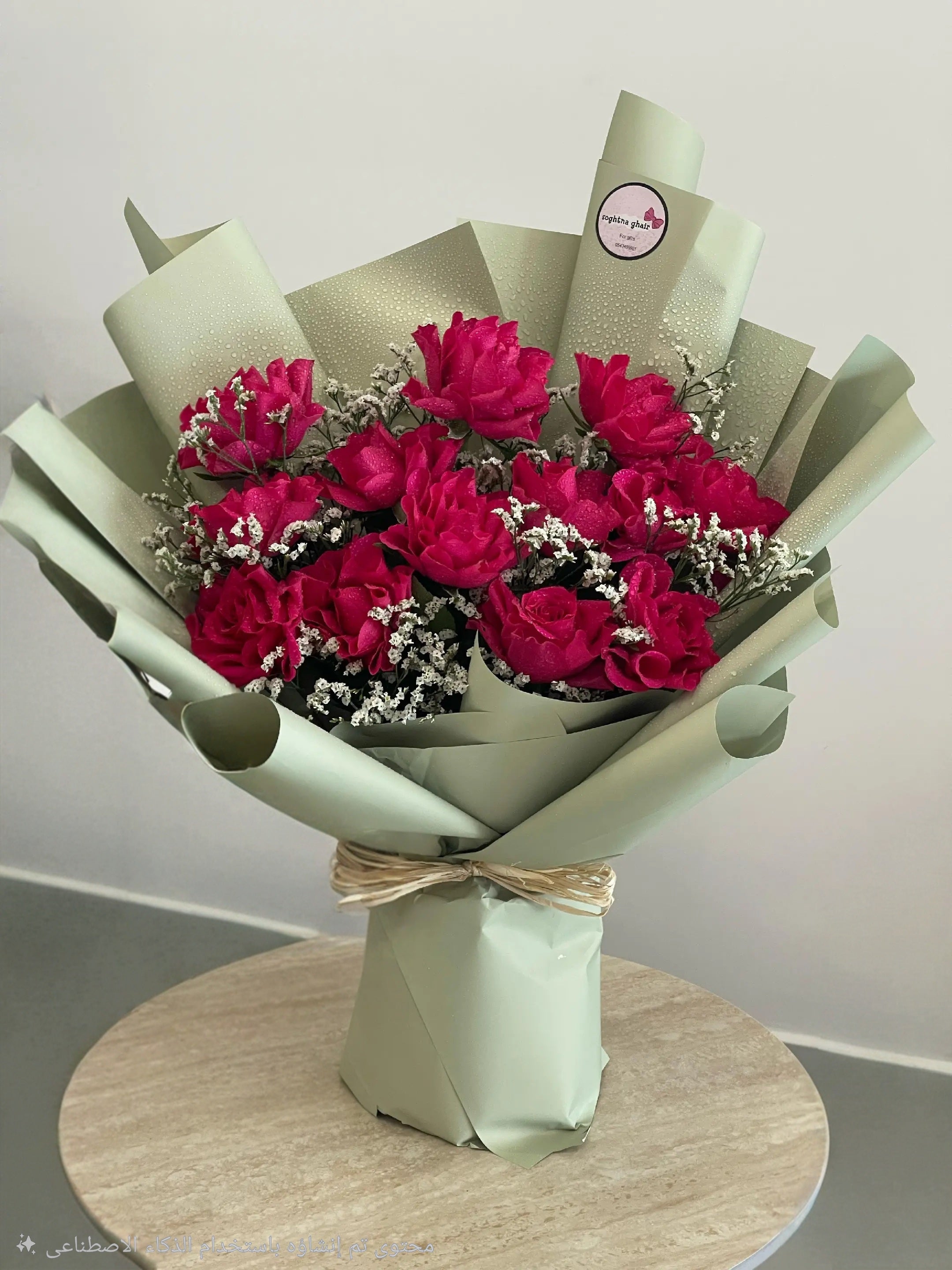 Olive Cream Garden – Mixed Roses